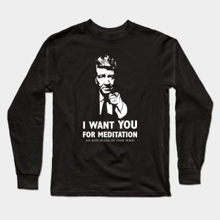 I WANT YOU FOR MEDITATION Long Sleeve T-Shirt